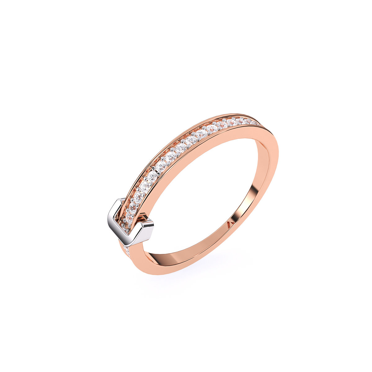 Luxurious Lab Grown Diamond Half Eternity Band